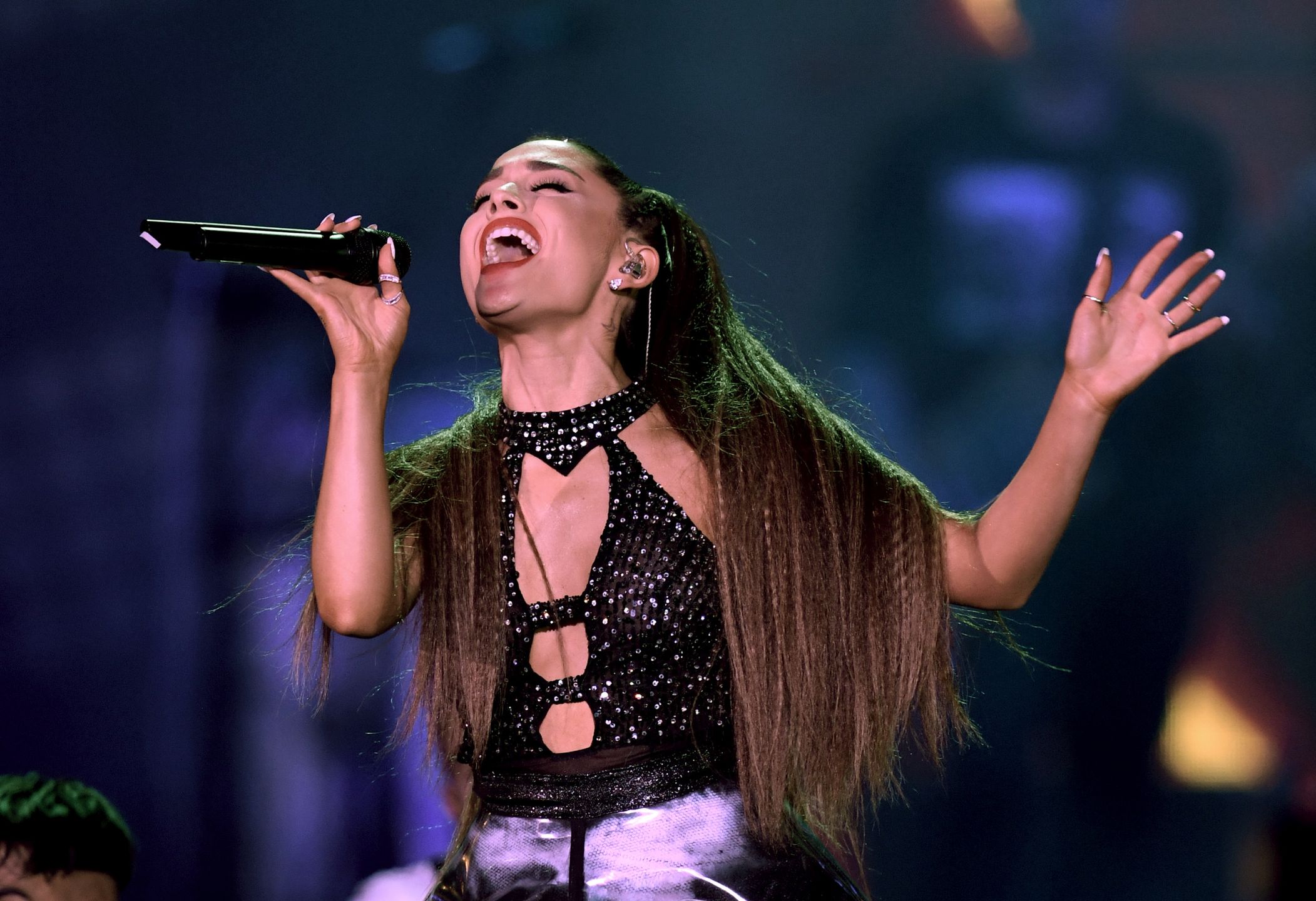 (EDITORIAL USE ONLY. NO COMMERCIAL USE) performs onstage during the 2018 iHeartRadio by AT&T at Banc of California Stadium on June 2, 2018 in Los Angeles, California.  