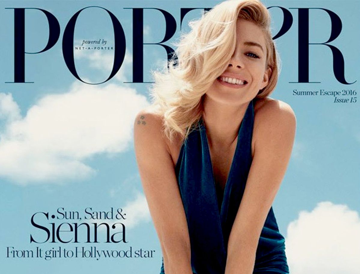 Wakacyjna Sienna Miller w Porter Magazine