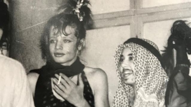 Marcin Meller podczas święta szkoły w 1984 r.