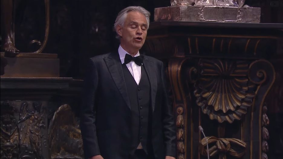 Andrea Bocelli zagrał koncert w katedrze w Mediolanie