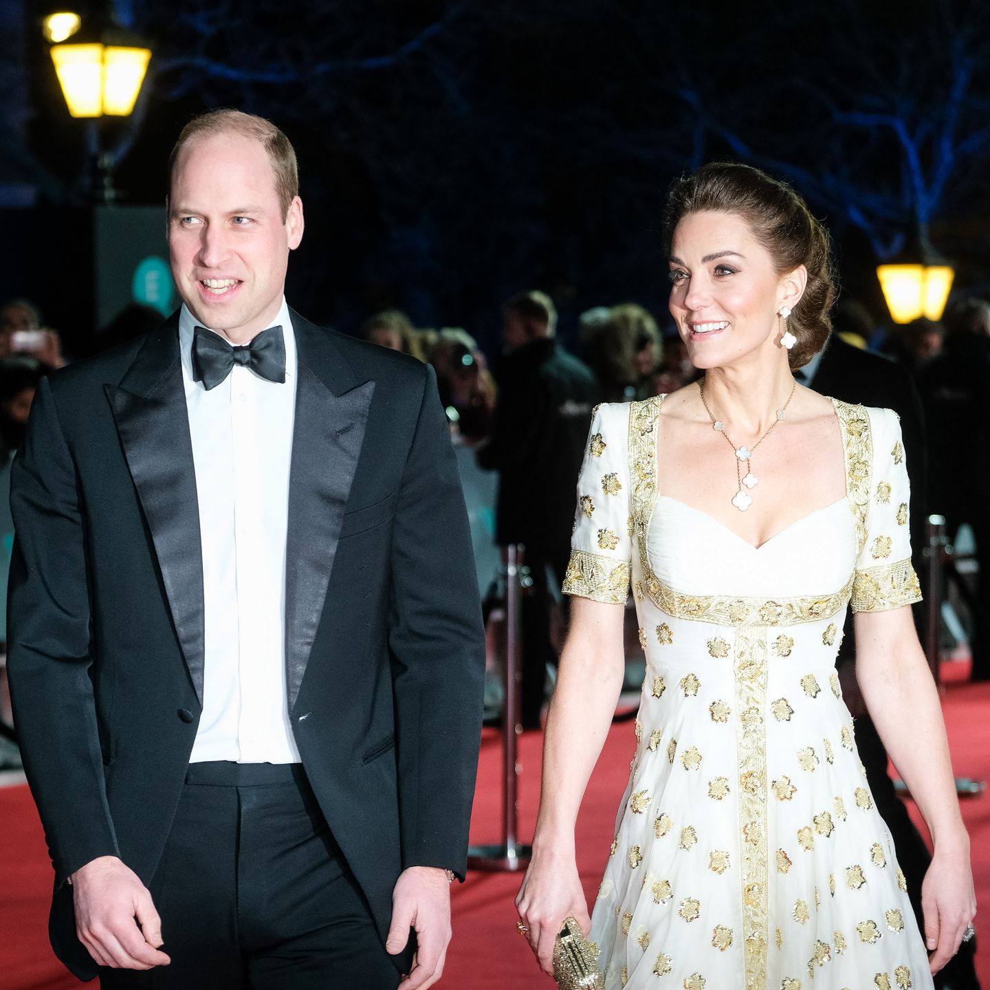 Prince William, Duke of Cambridge and Kate, Duchess of Cambridge attends the 2020 EE British Academy Film Awards on Sunday 2 February 2020 at Royal Albert Hall, London. . Picture by Julie Edwards/LFI/Avalon. All usages must be credited Julie Edwards/LFI/Avalon. 