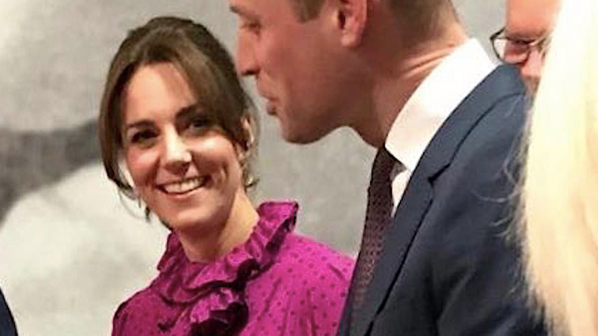 Księżna Kate w różowej sukience