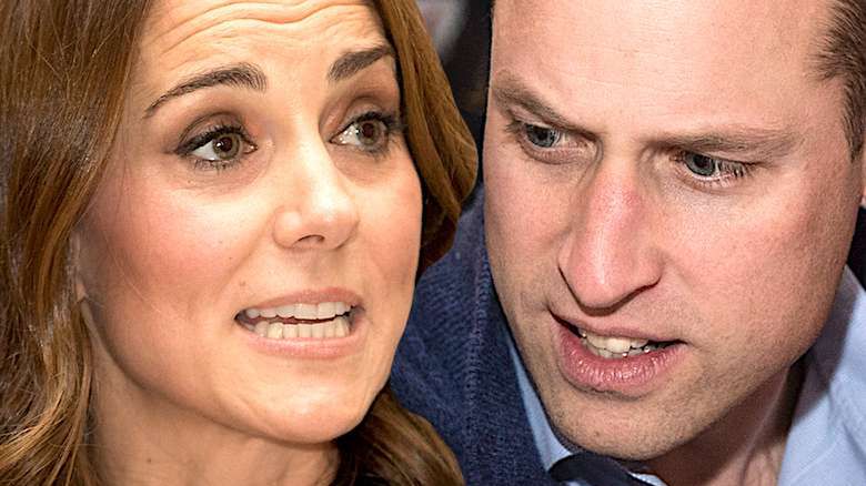 Księżna Kate i ksiażę William rzucają się śnieżkami