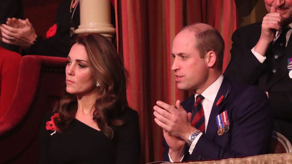 Księżna Kate z mężem