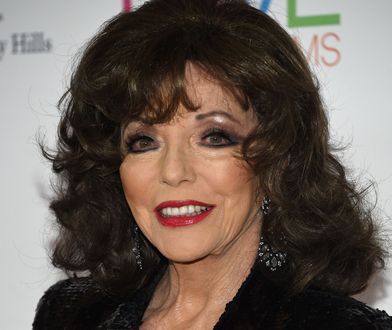Joan Collins na planie popularnego serialu. Grała w kultowej "Dynastii", teraz pojawi się w "American Horror Story"