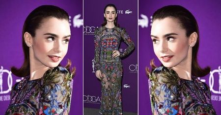 LOOK OF THE DAY: Lily Collins w haftach