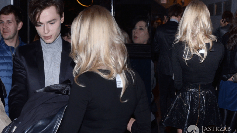 Joanna Opozda na premierze sztui "Medium"