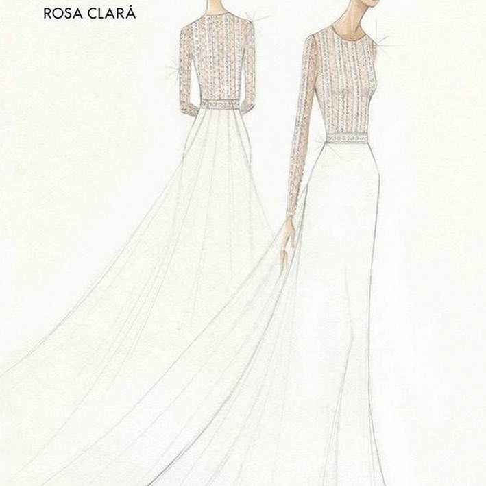 Projekt sukni Marii Perello