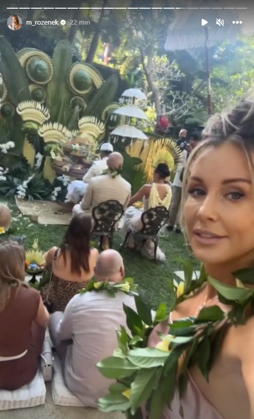 Małgorzata Rozenek - drugi ślub Omeny Mensah i Rafała Brzoski