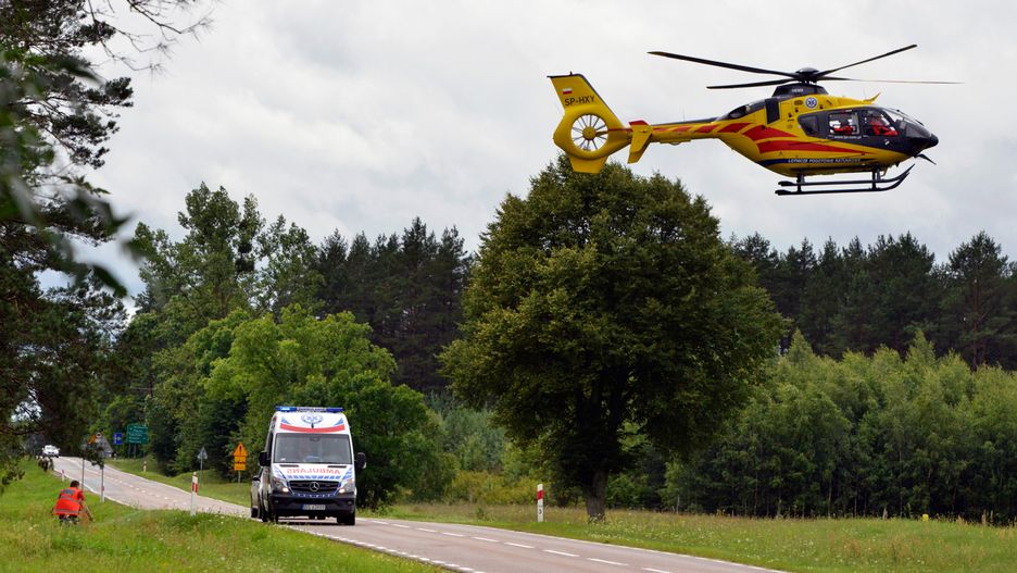 Reanimacja, prowadzona przez załogę śmigłowca Lotniczego Pogotowia Ratunkowego, nie przyniosła efektów