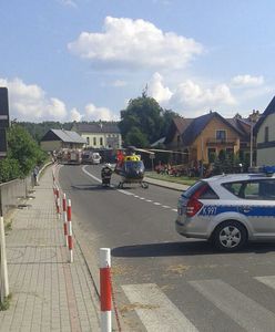 Groźny wypadek w Niebylcu. Siedem osób rannych, w tym troje dzieci