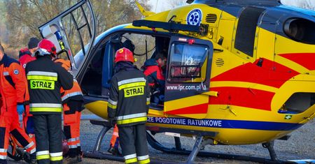 Śląskie. 14-latek spadł z wyciągu krzesełkowego. Trafił do szpitala