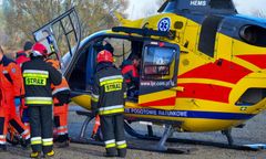 Śląskie. 14-latek spadł z wyciągu krzesełkowego. Trafił do szpitala