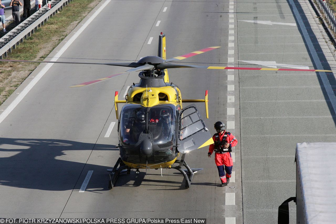 Tragiczny wypadek na S8. Motocyklisty nie udało się uratować