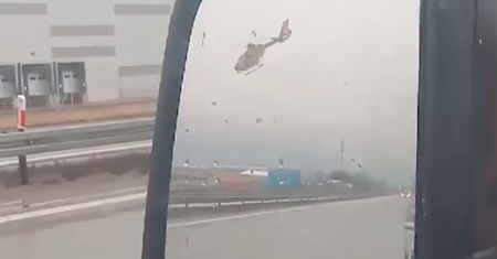 Niebezpieczna sytuacja na A4. Problemy pilota LPR. Jest nagranie