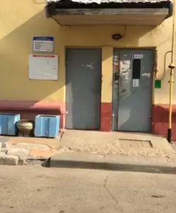 Rewizja w siedzibie Biełsatu. Milicja przepiłowała drzwi wejściowe