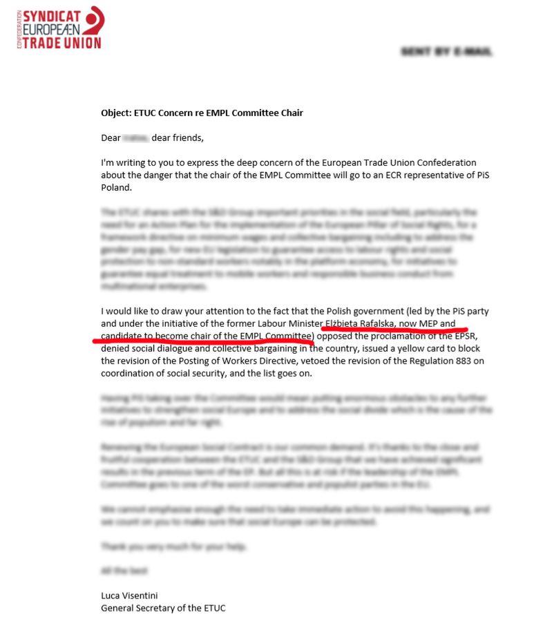 List szefa EKZZ, Luki Viscontiego 