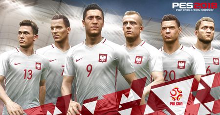 Polska reprezentacja w PES 2018 z pełną licencją