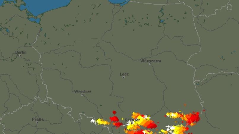 Burze na południu kraju 
