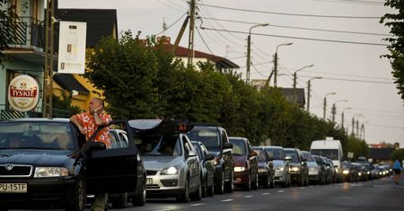 Majówka 2019 na drogach. Korki na Półwyspie Helskim