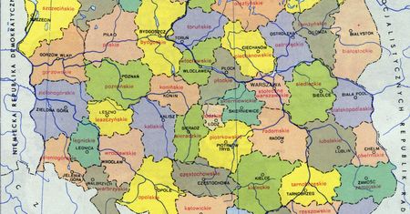 Dawny podział administracyjny Polski. Zmierz się z województwami, które obowiązywały do 1998 roku