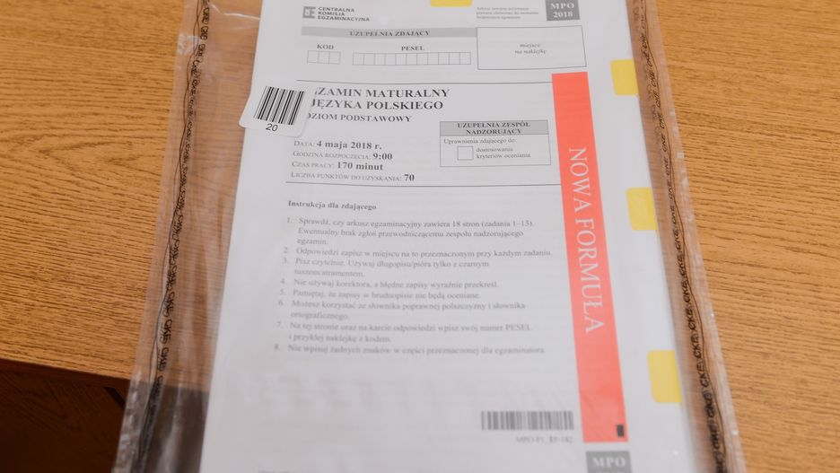W poniedziałek startują matury 2019. Na początek uczniowie zmierzą się z językiem polskim