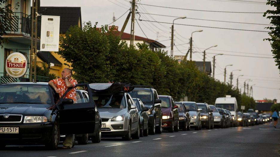 Utrudnienia przy wyjeździe z Półwyspu Helskiego