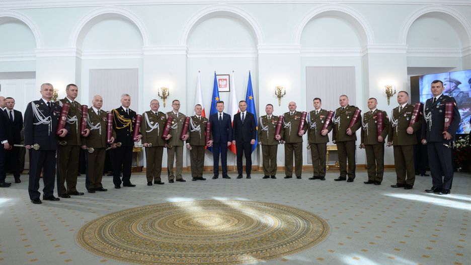 Andrzej Duda wręczył nominacje generalskie w Narodowym Dniu Pamięci Żołnierzy Wyklętych