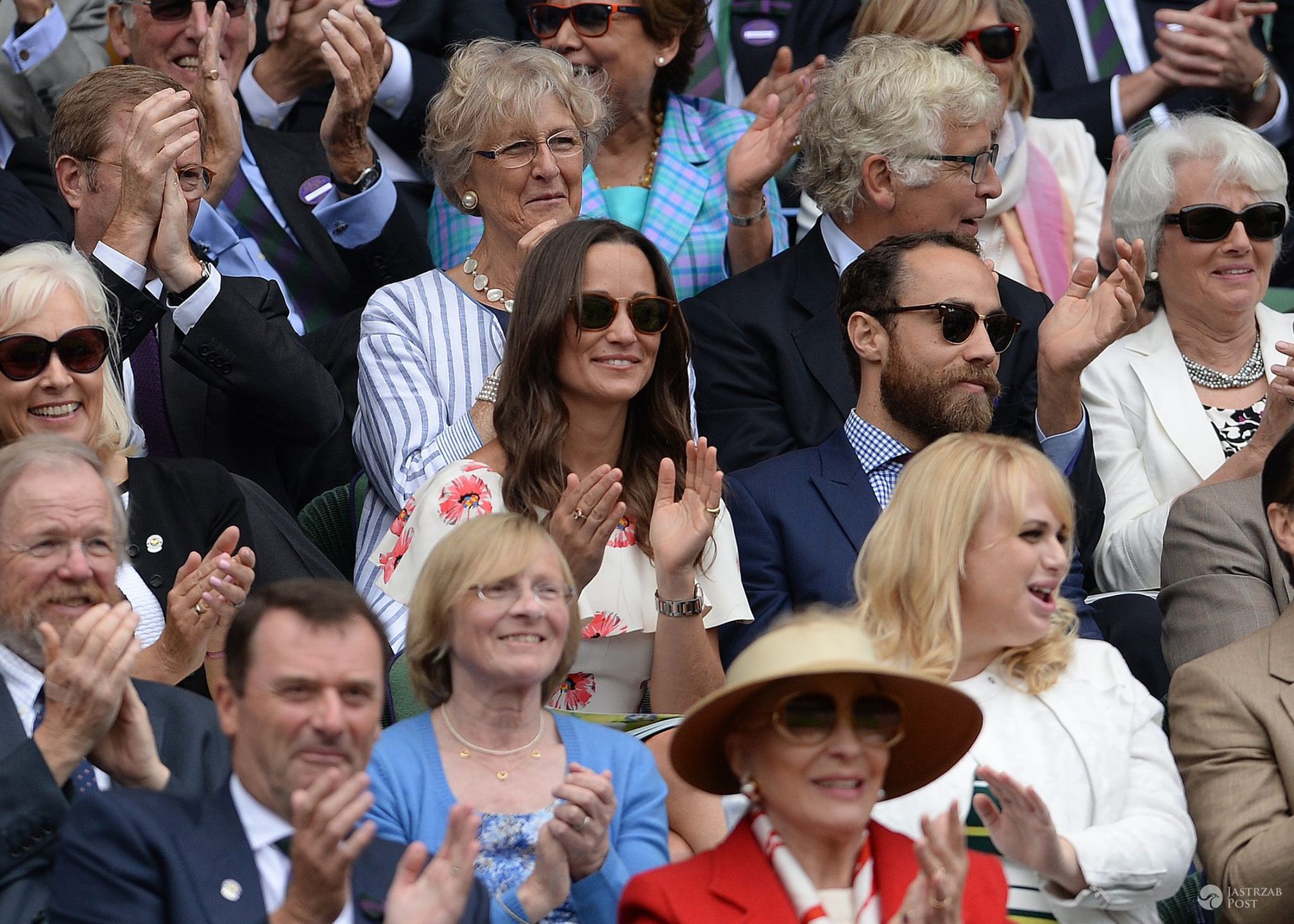 Pippa Middleton na meczu tenisa na Wimbledonie (fot. ONS)