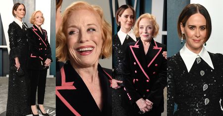 Oscary 2020: Sarah Paulson wymienia czułości ze starszą o 32 lata partnerką (ZDJĘCIA)