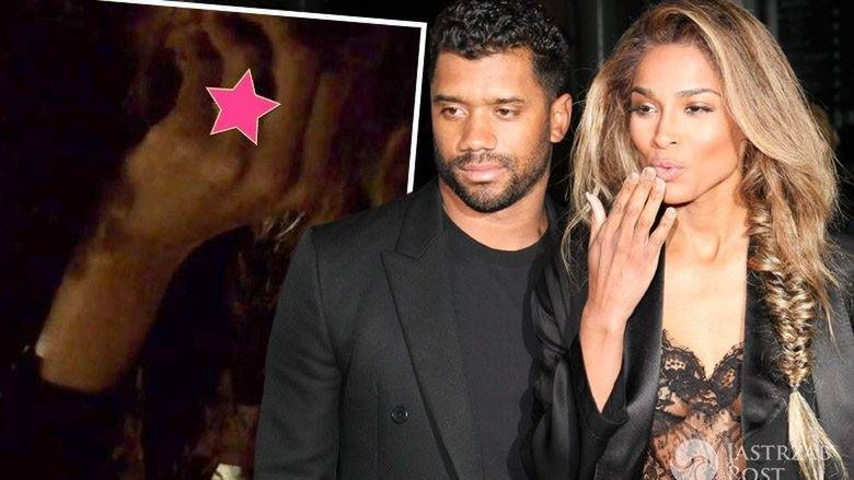 Russell Wilson i Ciara zaręczyli się (fot. ONS)