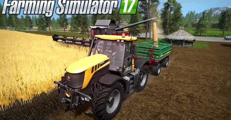 Farming Simulator 17 Pierwsze żniwa.