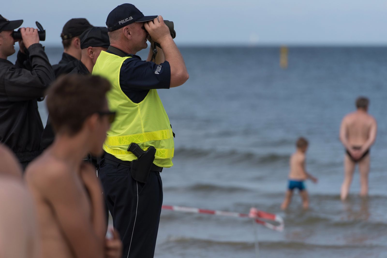 Policja plaża