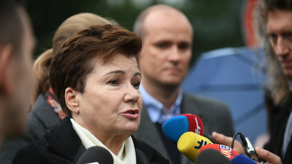 Prezydent Warszawy Hanna Gronkiewicz-Waltz