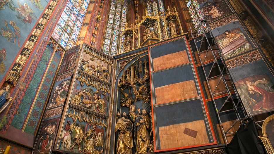 Kraków. Sensacja podczas prac przy ołtarzu Wita Stwosza