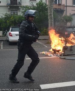 Starcia "żółtych kamizelek" z policją. Poleciały kamienie i rozpylono gaz łzawiący
