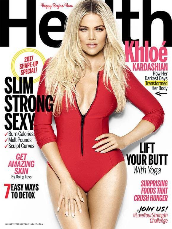 Khloe Kardashian na okładce Health Magazine