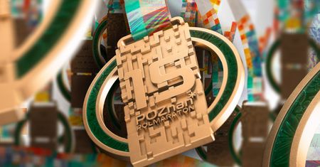 Zaprezentowano medal 15. Poznań Półmaratonu