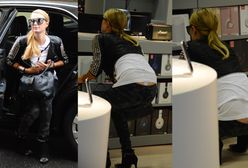 Paris Hilton pochyliła się i... Nie obyło się bez wpadki