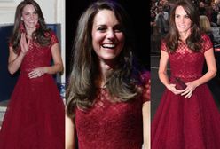 Lady in red! Księżna Kate dawno nie wyglądała tak pięknie