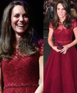 Lady in red! Księżna Kate dawno nie wyglądała tak pięknie