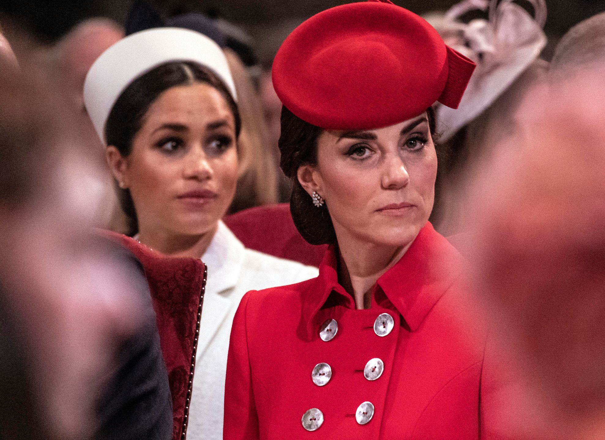 Księżna Kate Middelton i Meghan Markle