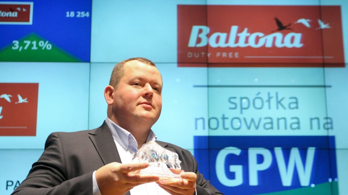 Baltona zadebiutowała na giełdzie w 2013 roku. Na zdjęciu jej ówczesny prezes Andrzej Uryga