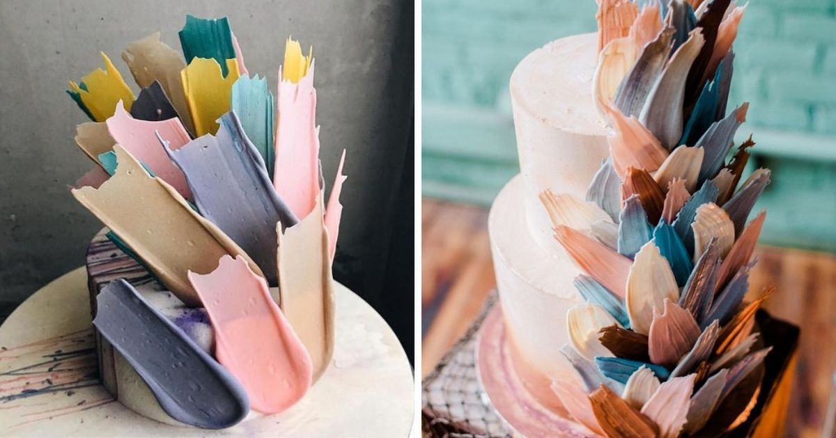 17 kolorowych tortów, które wyglądają, jakby były muśnięte pędzlem. Nowy trend podbija świat!