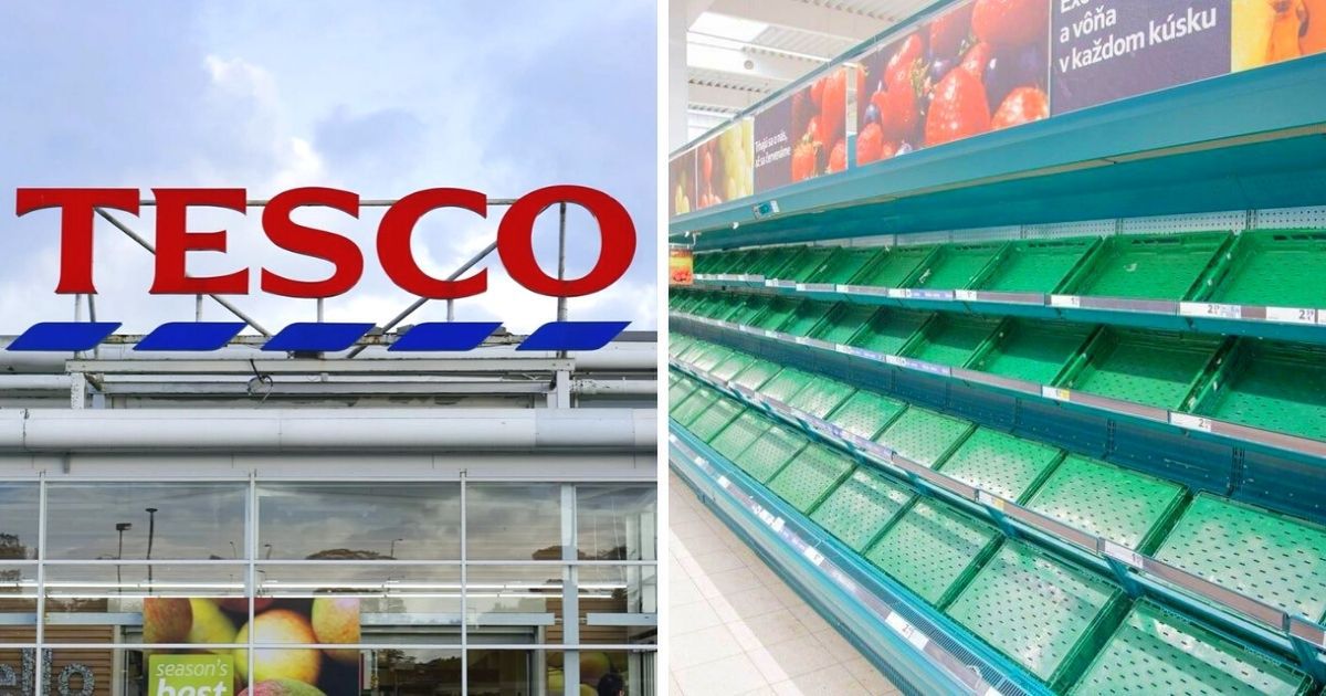 Słowackie Tesco z pustymi półkami! Chcą zwrócić uwagę na światowy problem