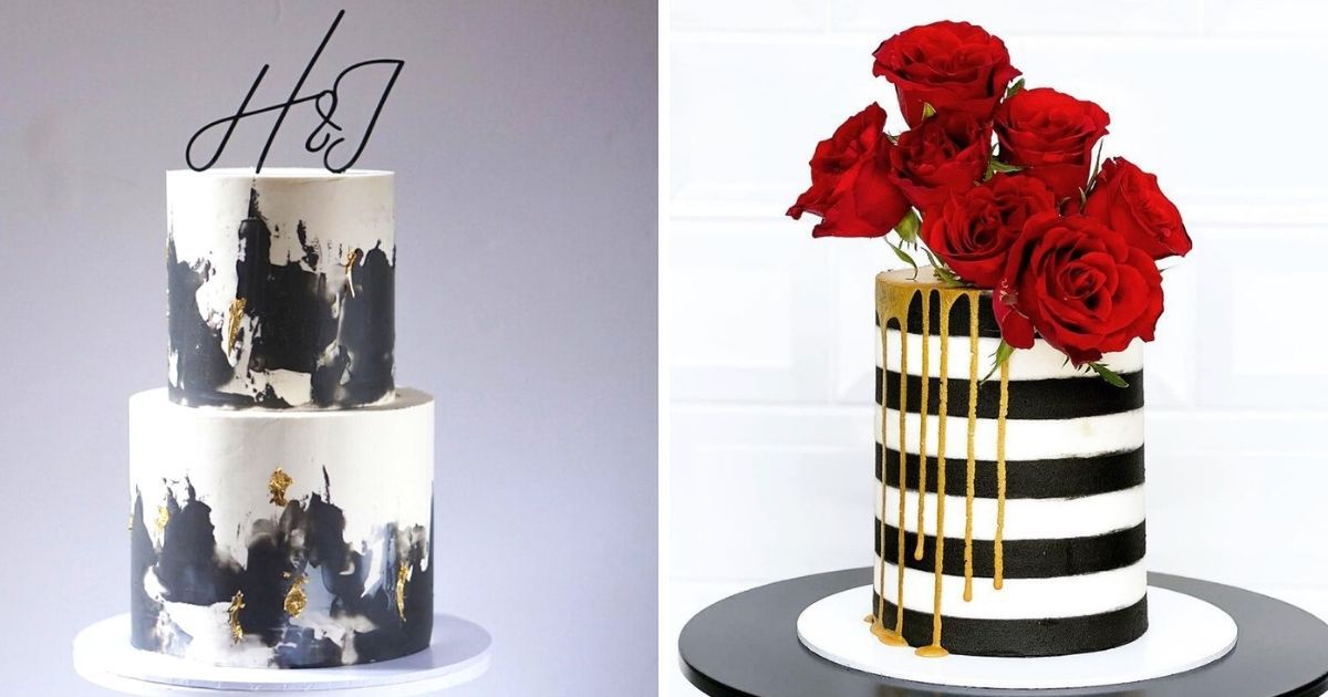 19 zachwycających czarno-białych tortów. Minimalistyczne dzieła sztuki!