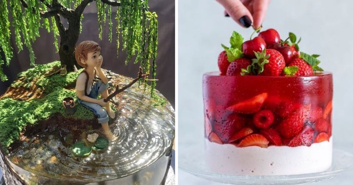 18 Model Cakes That Make Perfect Use of Jelly. Amazing Decorations!