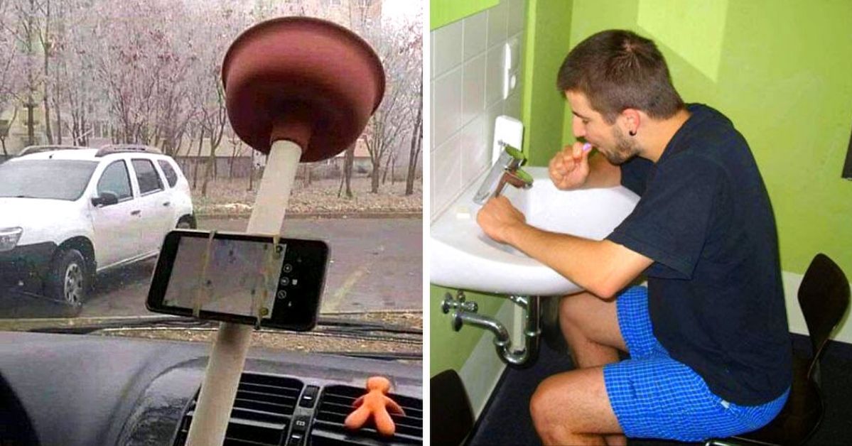 If Necessity Is the Mother of Invention, Laziness Can Be Its Aunt. 19 People Prove That This Is Really Possible