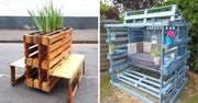 19 pomysłów na przerobienie drewnianych palet i stworzenie z nich ciekawych mebli. Wiosenny recykling