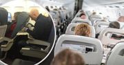 Kiedy rozłożyła fotel w samolocie, wysoki pasażer za nią zaprotestował